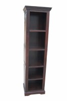 Kolonial Block Regal 54x195x44cm Kolonialmöbel Massiv