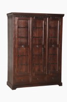 Kolonial Kleiderschrank 140x190x60cm Kolonialstil Massiv