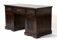 Kolonial Möbel Schreibtisch 150x78x60cm Massiv
