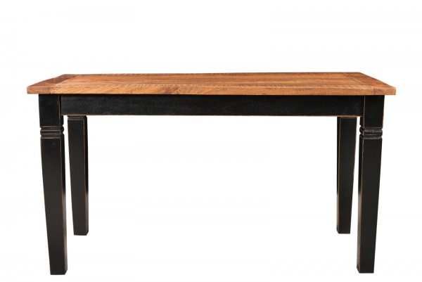 Kolonialmöbel Tisch Mangoholz 140x76x70cm Plattenstärke 2,5 cm