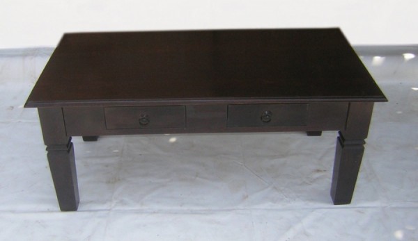 Kolonial Couchtisch 110x45x60cm Kolonialmöbel Massiv